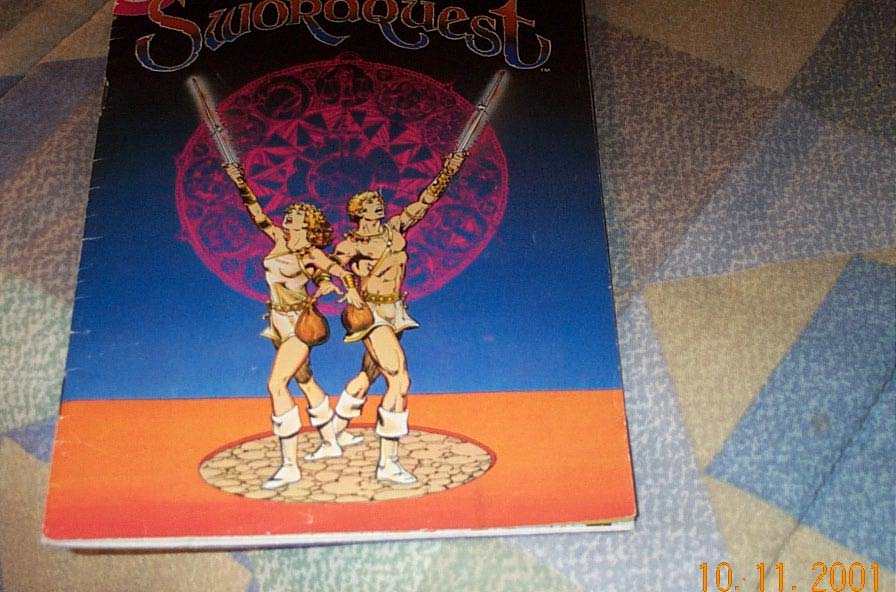 Swordquest 1 comic book from front